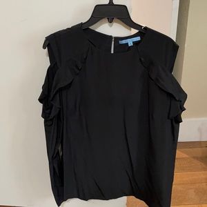 Open Shoulder Long Sleeved Blouse